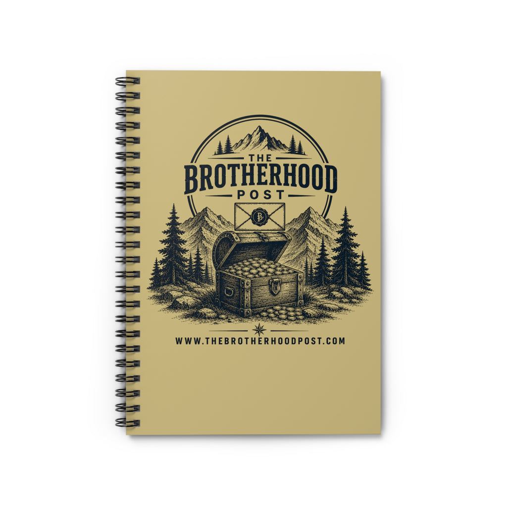 Adventure Treasure Chest Spiral Notebook — The Brotherhood Post Ruled Journal