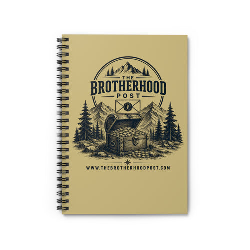 Adventure Treasure Chest Spiral Notebook — The Brotherhood Post Ruled Journal