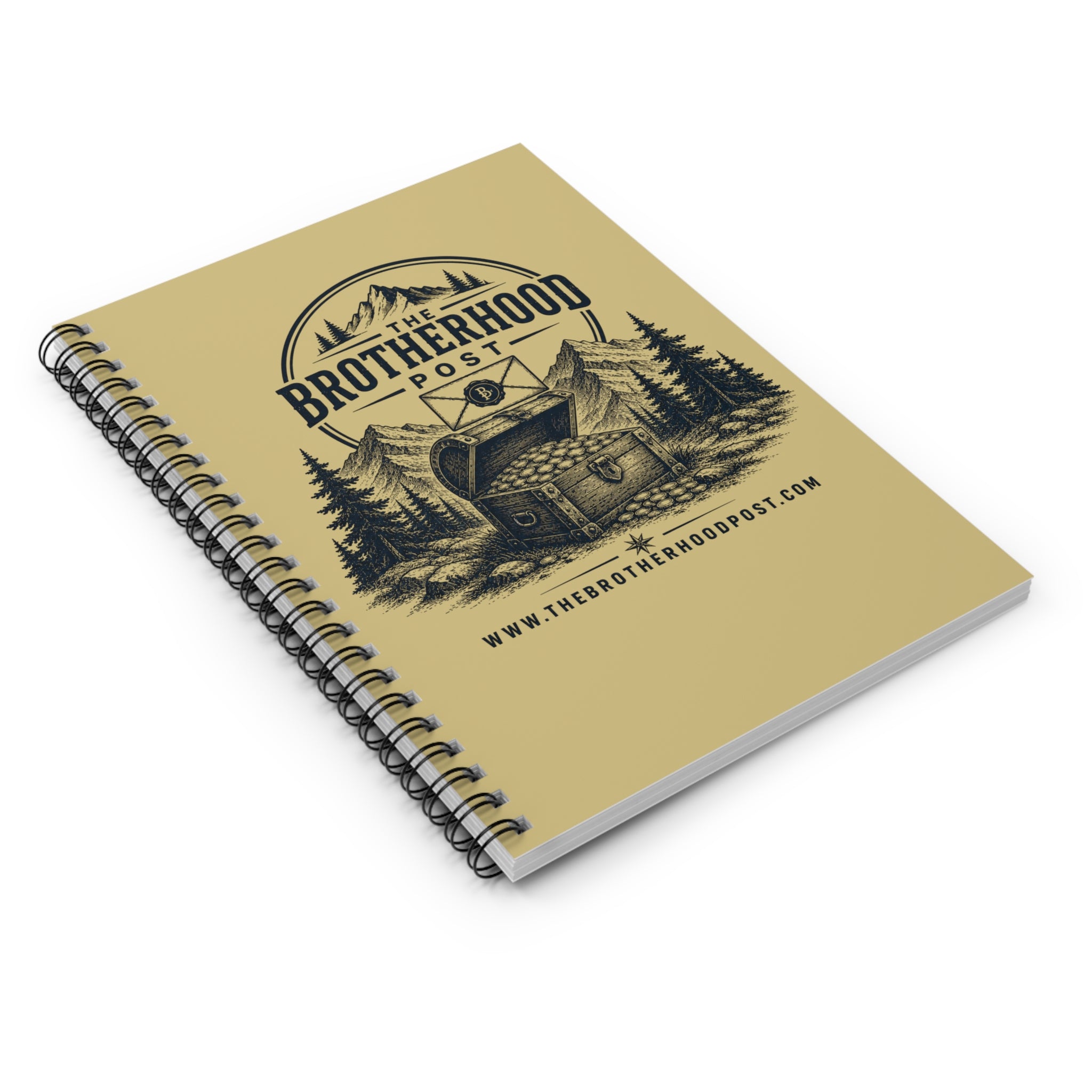 Adventure Treasure Chest Spiral Notebook — The Brotherhood Post Ruled Journal