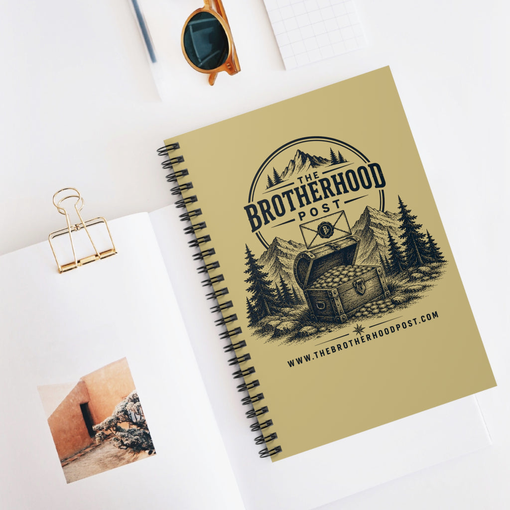 Adventure Treasure Chest Spiral Notebook — The Brotherhood Post Ruled Journal