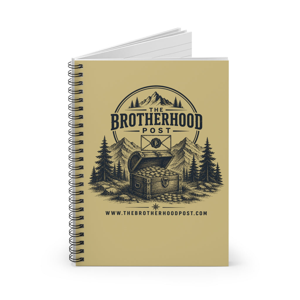 Adventure Treasure Chest Spiral Notebook — The Brotherhood Post Ruled Journal