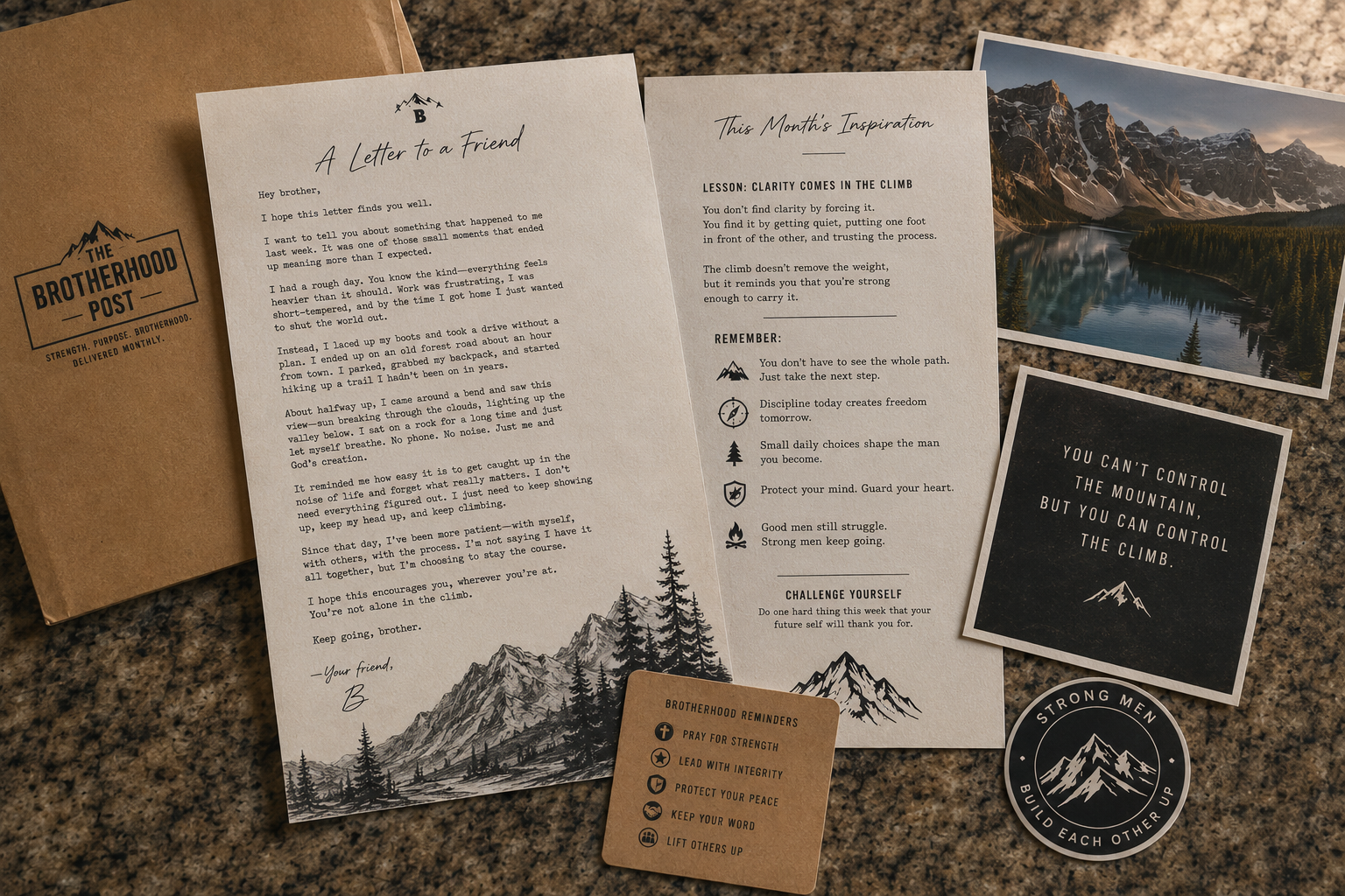 The Brotherhood Post - Because Men Deserve Mail Too - Monthly Subscription